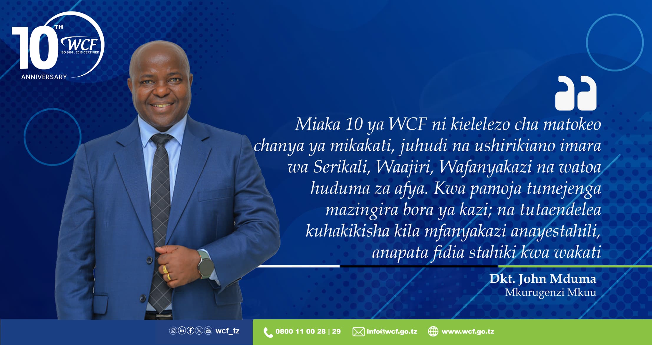 WCF TEN (10) YEARS ANNIVERSARY slide 1