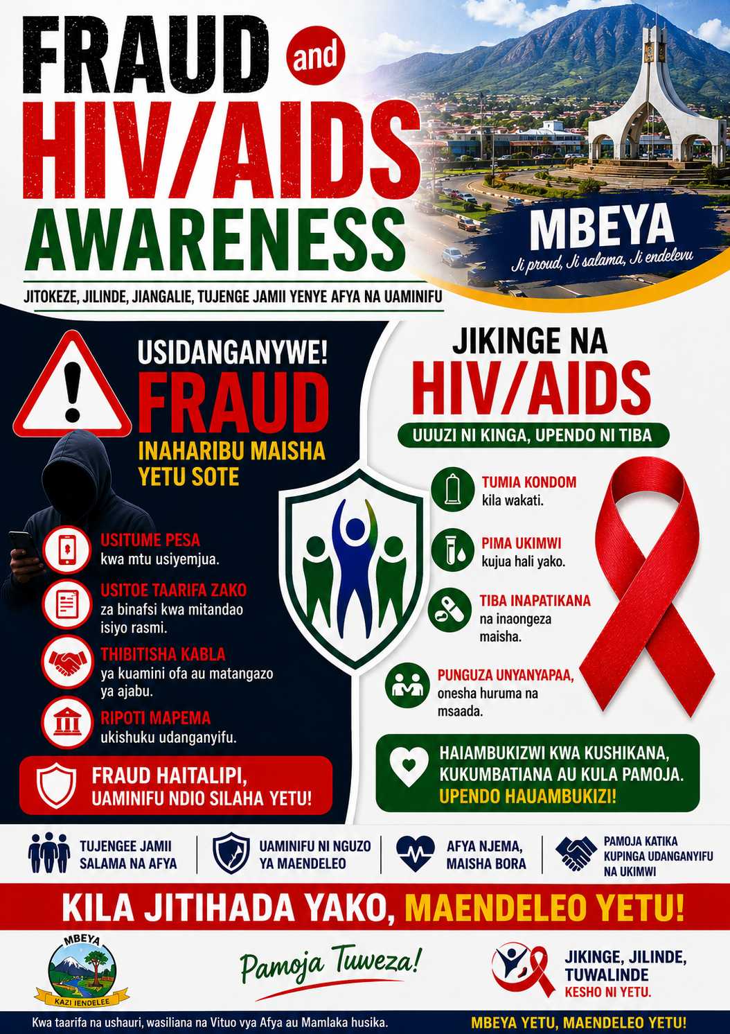 Mbeya Fraud and HIV/AIDS Awareness.
