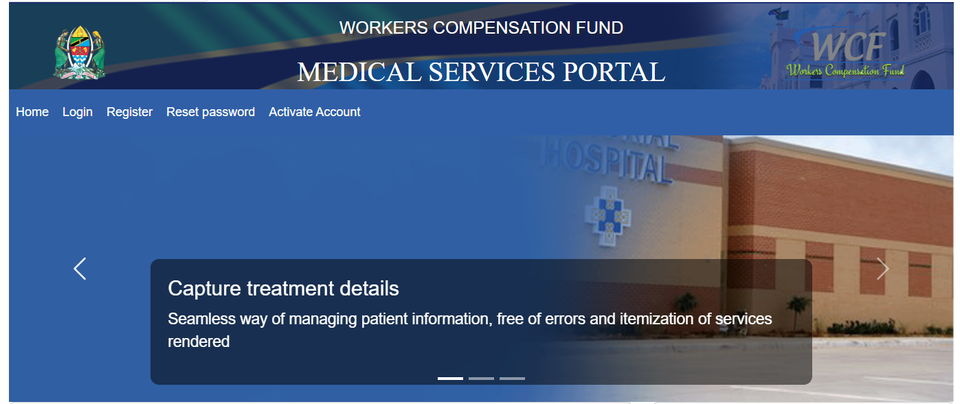 TRAINING OF HEALTH CARE AND SERVICE PROVIDERS ON WCF - MEDICAL SERVICES MANAGEMENT SYSTEM